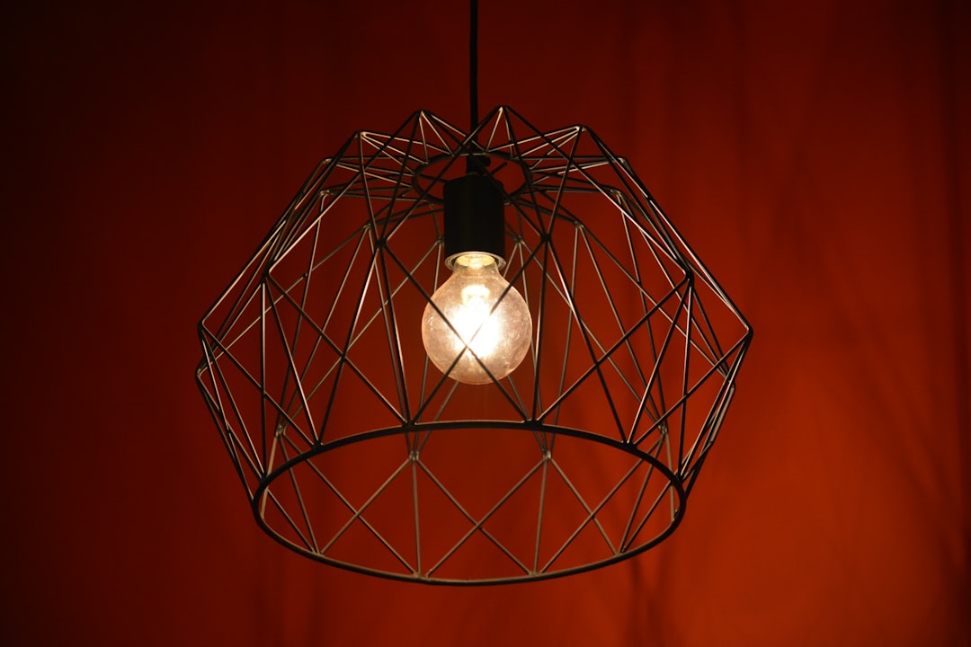 Photo steel ceiling light