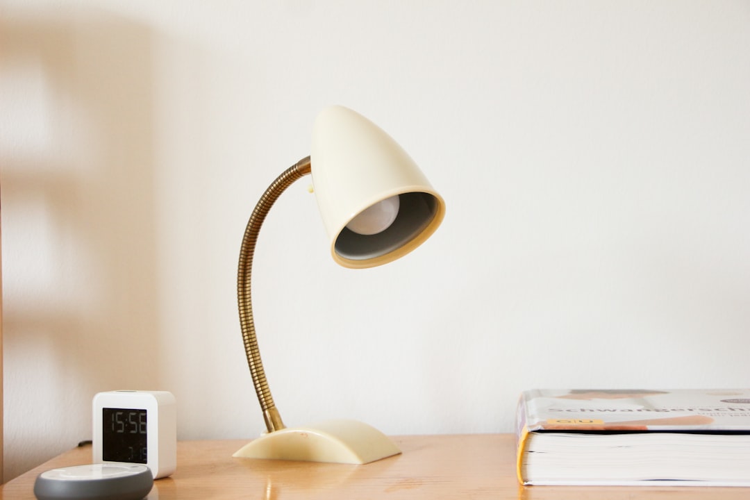 Photo retro 70s lamp